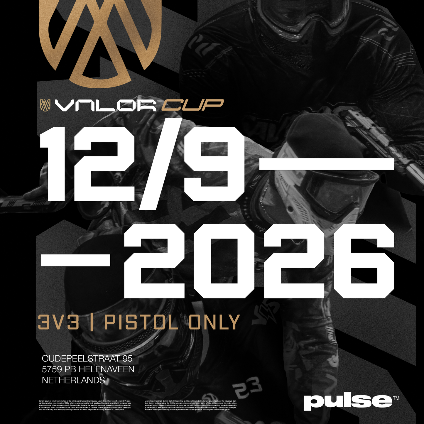 Valor Cup - 3vs3 PISTOL ONLY - 12.09