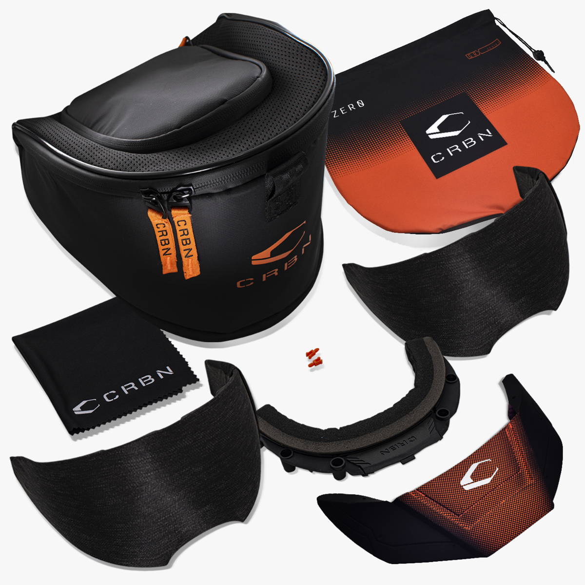 CRBN Mask Zero GRX Halftone Orange- Compact