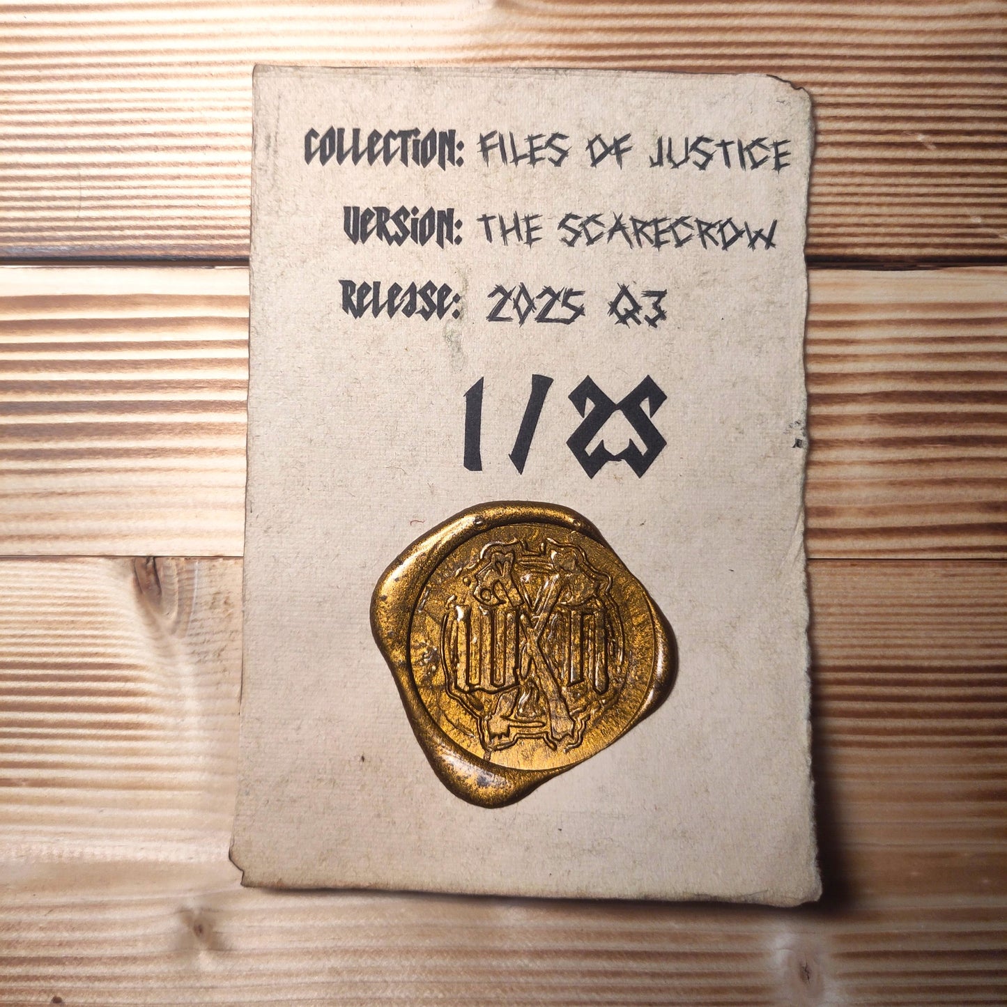 Who's Next!? Collectors Patch - The Scarecrow