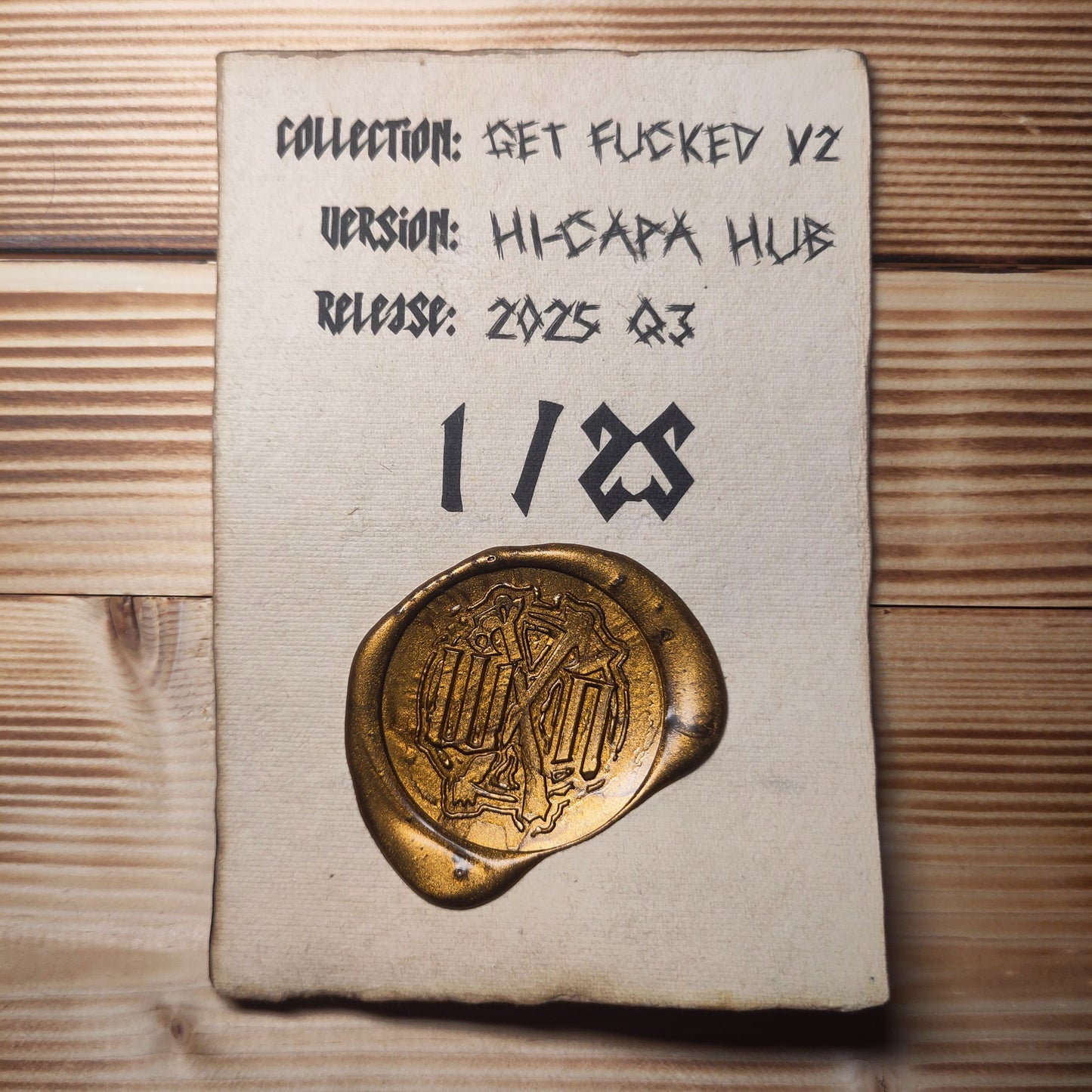 Who's Next!? Collectors Patch - Get Fucked V2 - Hi-Capa Hub