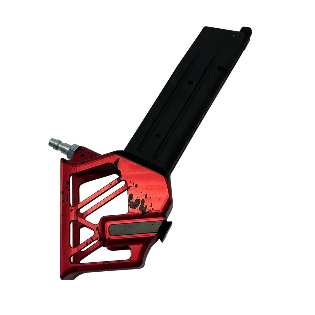 Monk Customs M-Adapter V2 - Lightweight Mag installed - Splattered