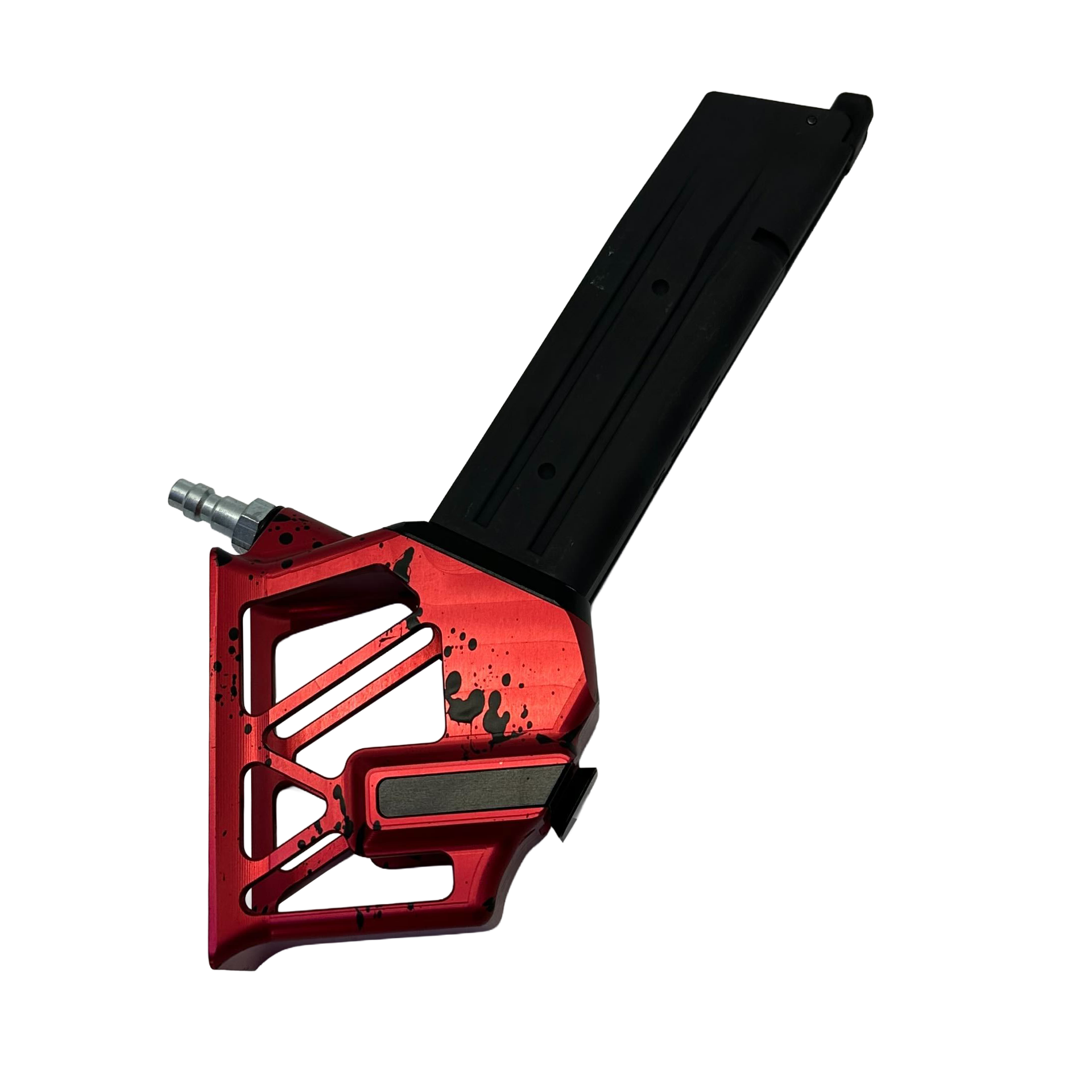 Monk Customs M-Adapter V2 - Lightweight Mag installed - Splattered