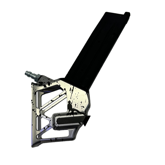 Monk Customs M-Adapter V2 - Lightweight Mag installed - Splattered AAP-01