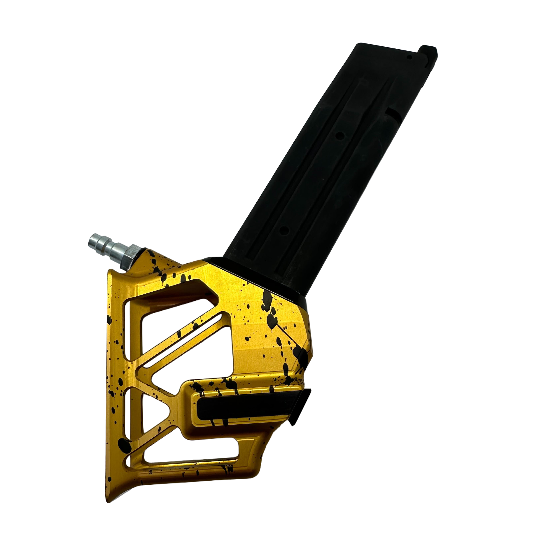 Monk Customs M-Adapter V2 - Lightweight Mag installed - Splattered