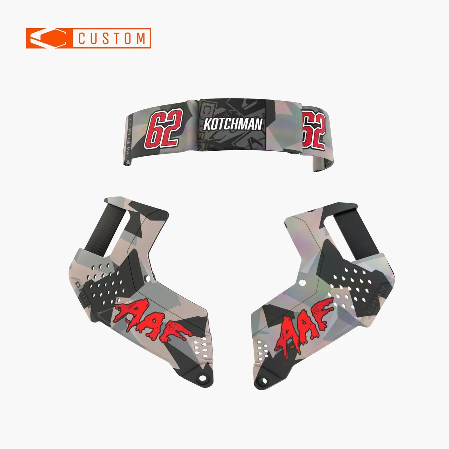 CRBN Zero Google Ears & Strap - Custom
