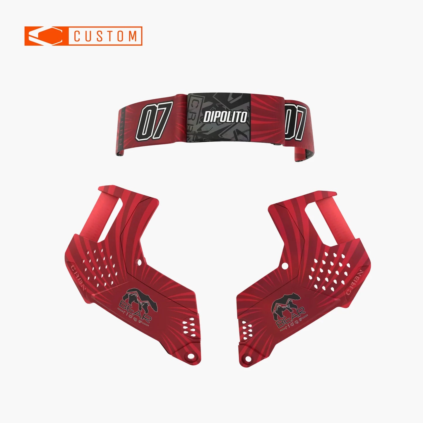 CRBN Zero Google Ears & Strap - Custom