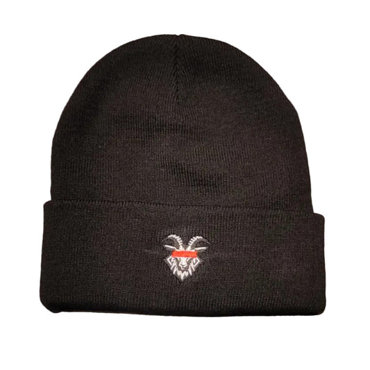 GOAT Design Beanie Black