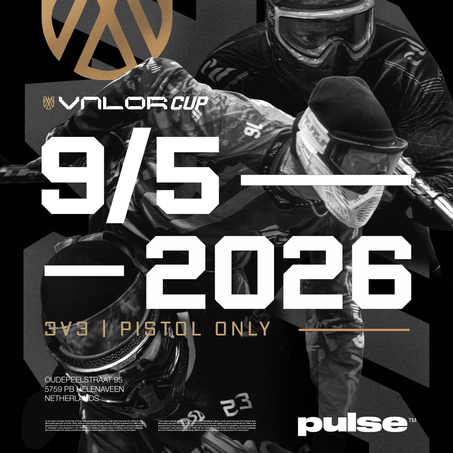 Valor Cup - 3vs3 PISTOL ONLY - 09.05