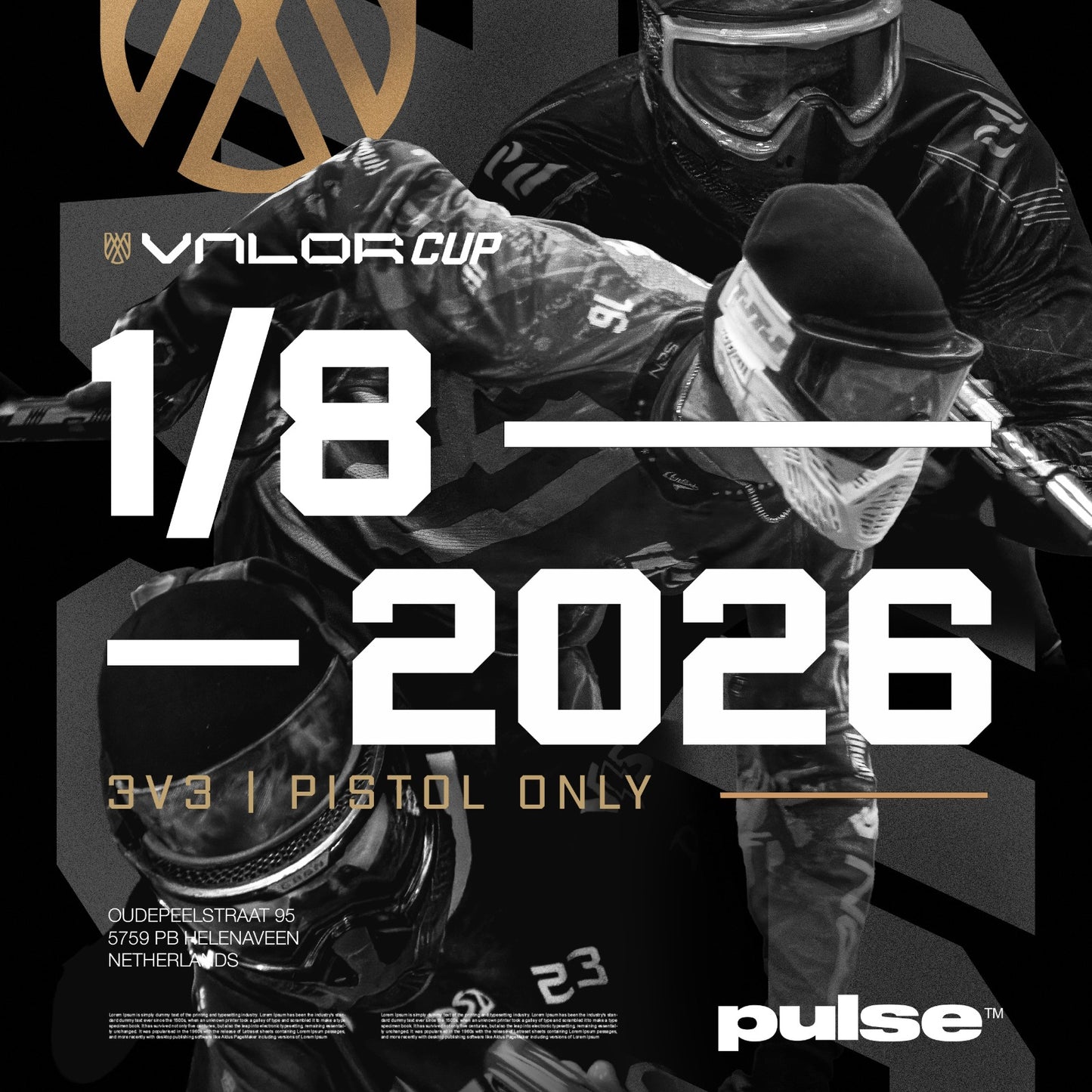 Valor Cup - 3vs3 PISTOL ONLY - 01.08