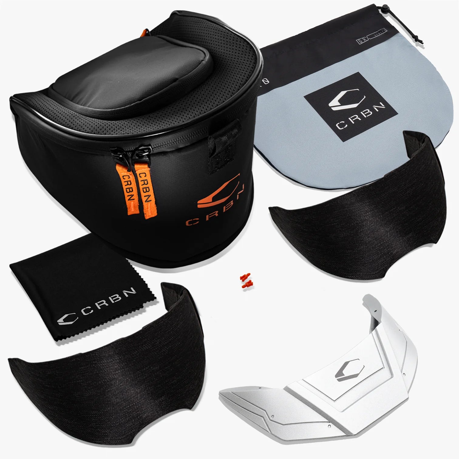 CRBN Mask Zero GRX ELMT Silver - Compact