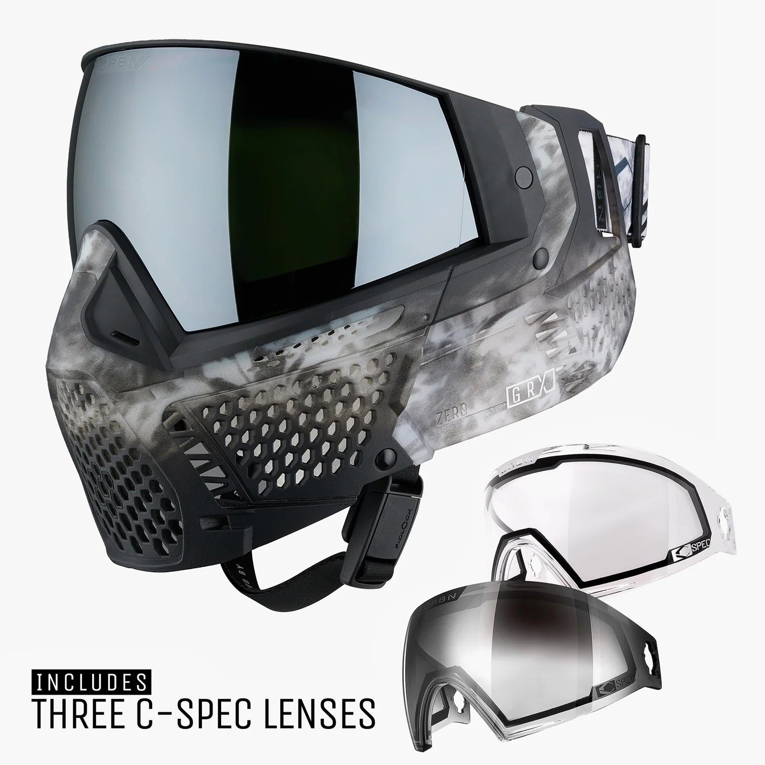 CRBN Mask Zero GRX Tie Dye Smoke - Compact
