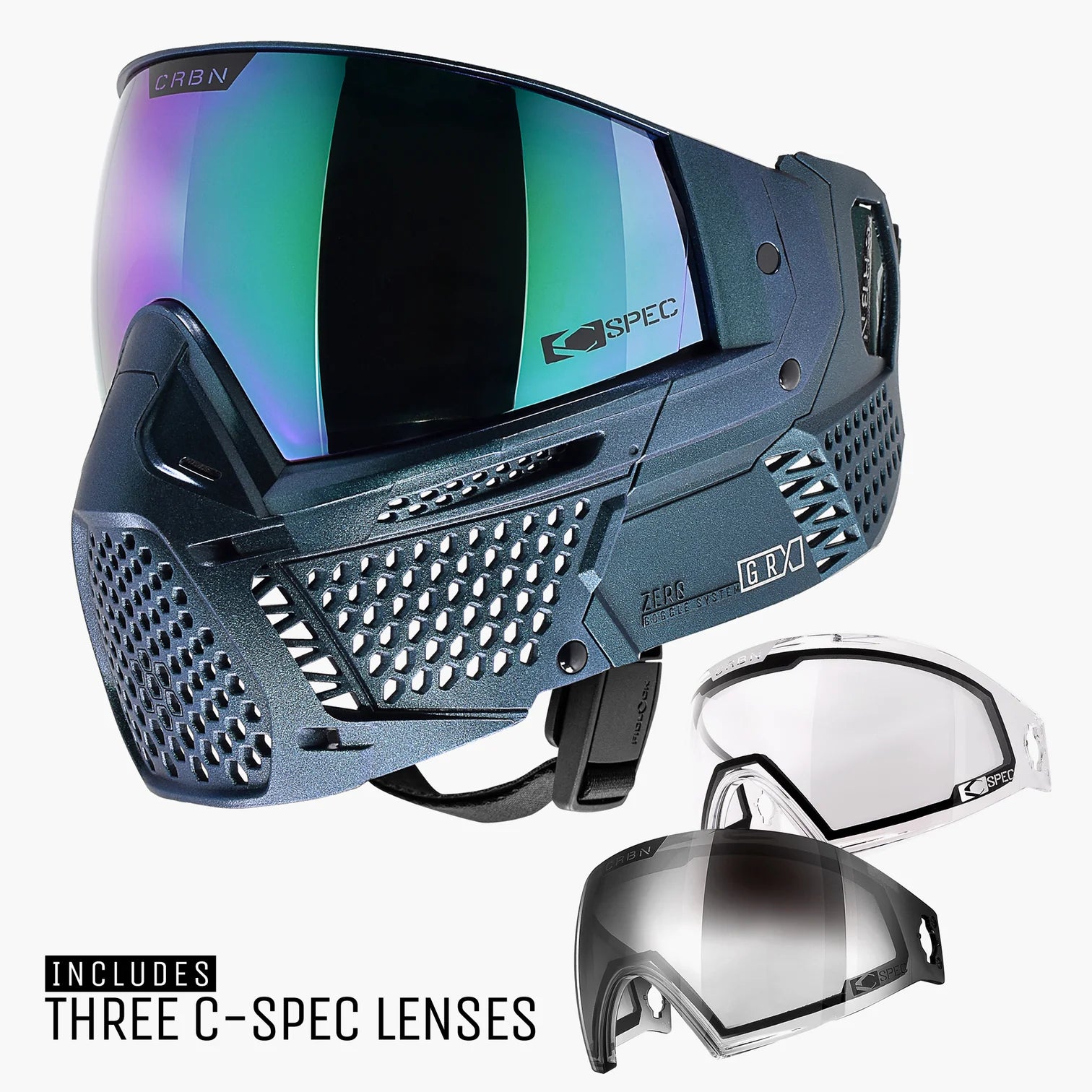 CRBN Mask Zero GRX ELMT TEAL - Compact