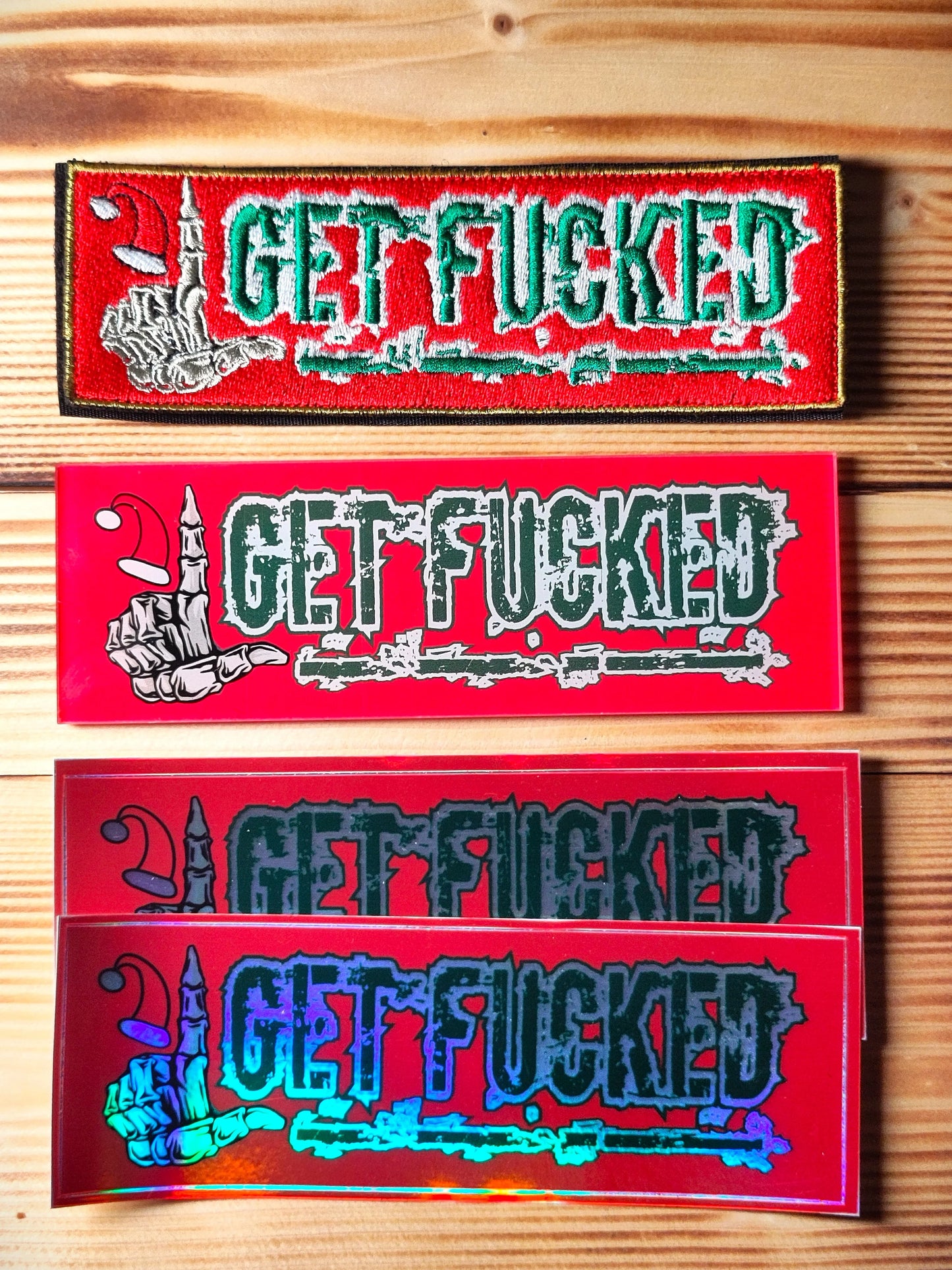 Who's Next!? Collectors Patch - Get Fucked XMas