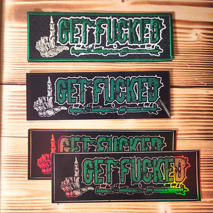 Who's Next!? Collectors Patch - Get Fucked Green