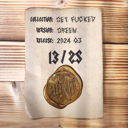 Who's Next!? Collectors Patch - Get Fucked Green